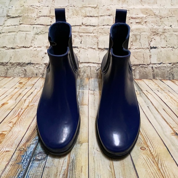 Polo Ralph Lauren Polo Sport Blue Rain Boots Size 9 - Picture 1 of 10